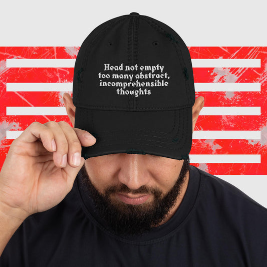 Head not empty dad Hat