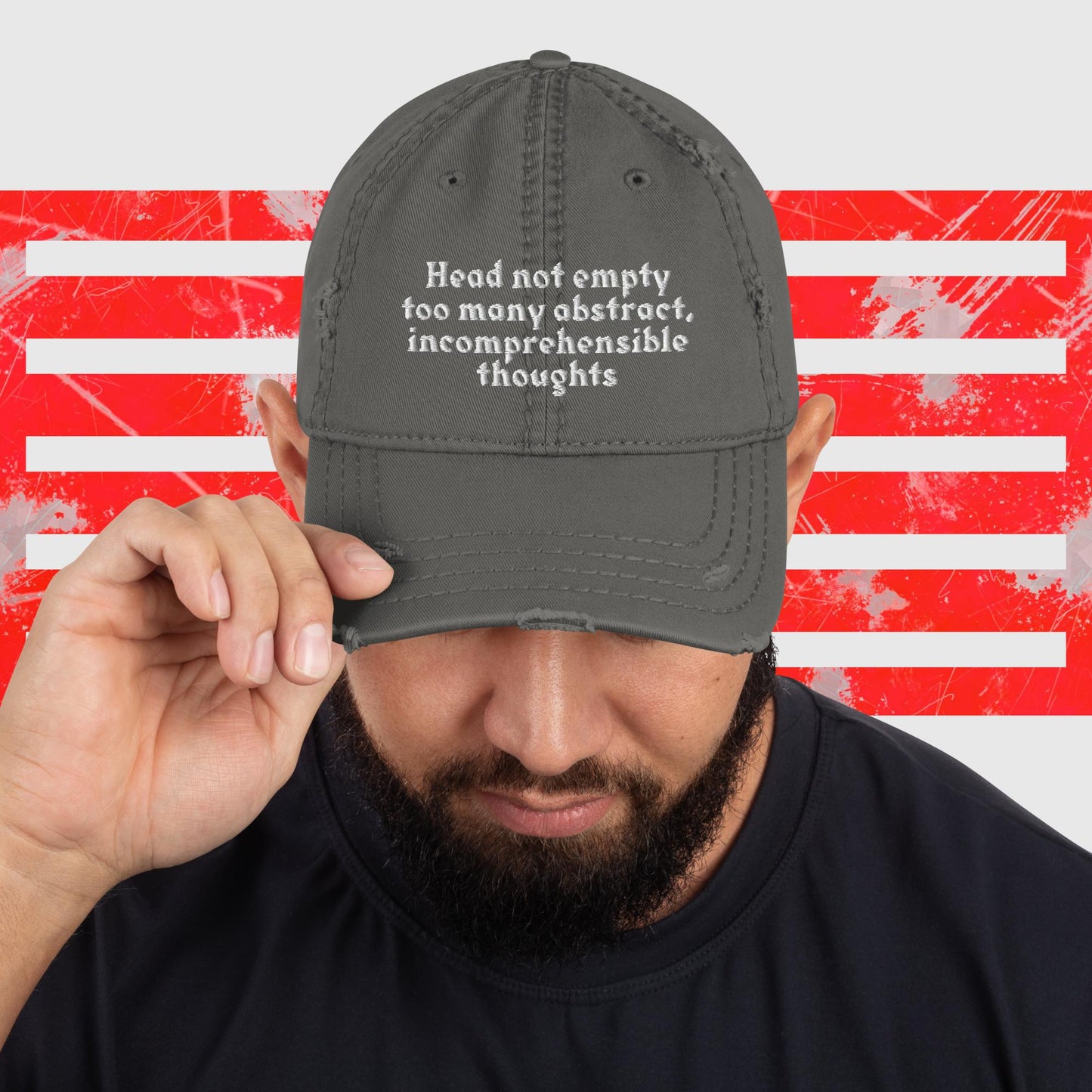 Head not empty dad Hat